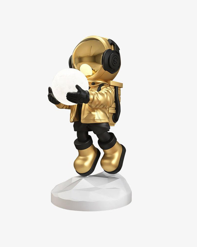 Nowoczesna Lampa Podłogowa Astronauta z Trójkolorowym LED – Unikalny Design do Wnętrz, Wykonana z Trwałej Żywicy 3