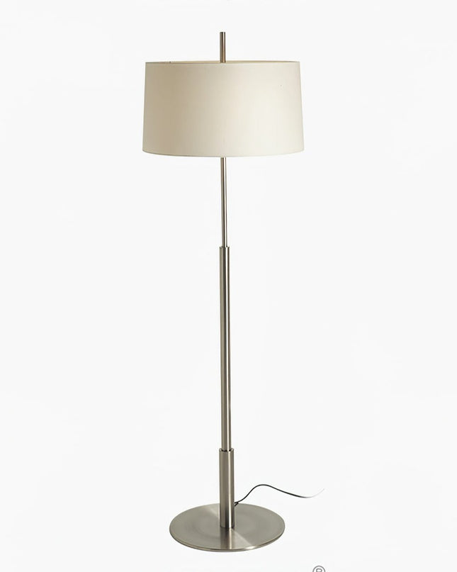 Nowoczesna Lampa Podłogowa Czarna z Tekstylnym Abażurem – Elegancki Design do Wnętrz, Ciepłe Oświetlenie 1