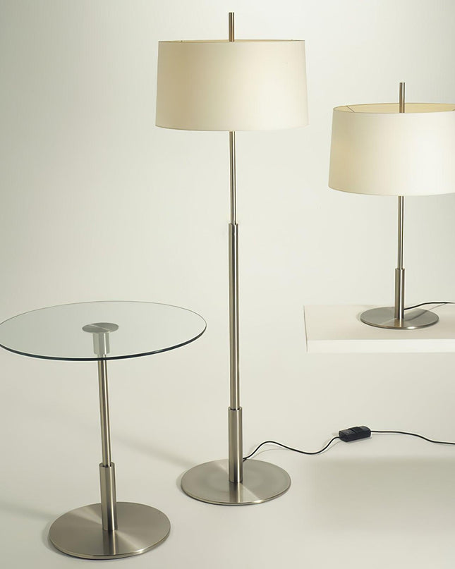 Nowoczesna Lampa Podłogowa Czarna z Tekstylnym Abażurem – Elegancki Design do Wnętrz, Ciepłe Oświetlenie 7