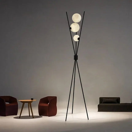 Nowoczesna Lampa Podłogowa LED MoonLamp – Biała, Wysokość 120 cm, Energooszczędna, Idealna do Salonu i Sypialni 6