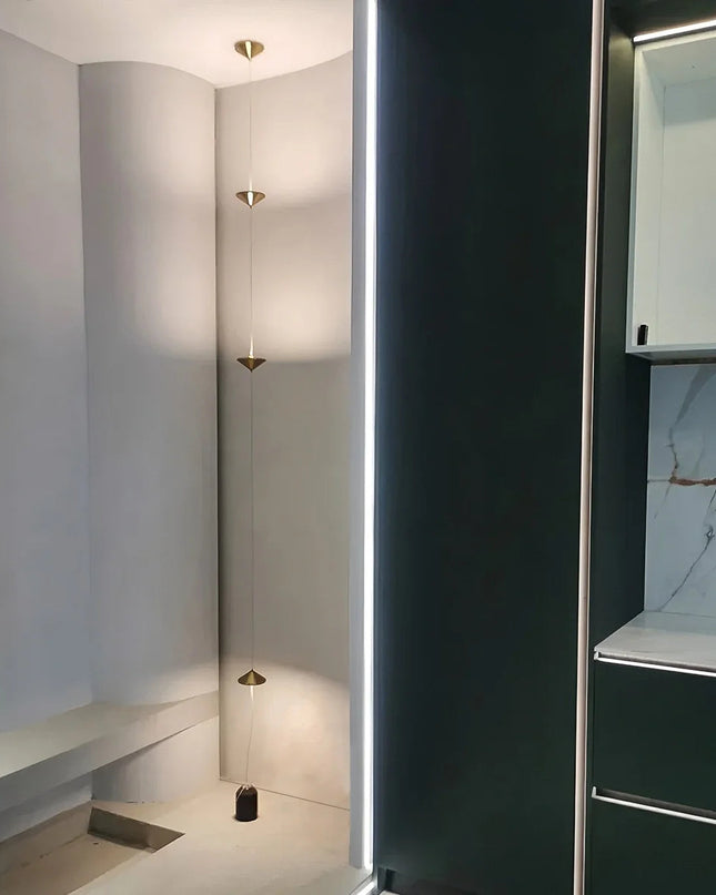 Nowoczesna Lampa Podłogowa z Regulowaną Wysokością LED – Minimalistyczny Design, Metalowa i Akrylowa, Ciepłe Światło 6