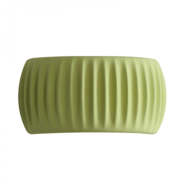 Nowoczesna Lampa Ścienna Art Deco z Żywicy – Kinkiet Ścienny w Zielonym, Pomarańczowym i Białym Kolorze 9