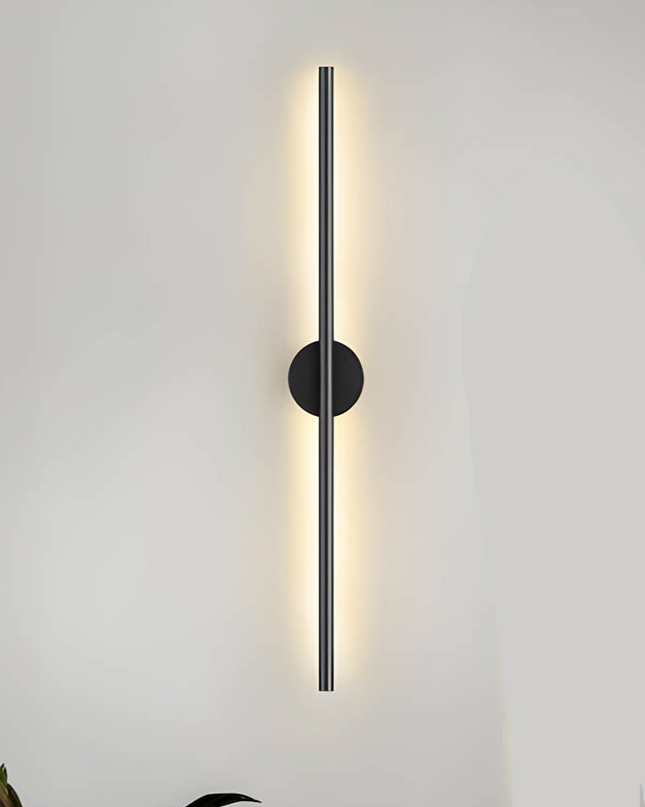Nowoczesna Lampa Ścienna Long Strip z Aluminium i Silikonu – Elegancki Kinkiet do Wnętrz, Efektywne Oświetlenie LED, Różne Rozmiary 0