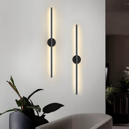 Nowoczesna Lampa Ścienna Long Strip z Aluminium i Silikonu – Elegancki Kinkiet do Wnętrz, Efektywne Oświetlenie LED, Różne Rozmiary 1
