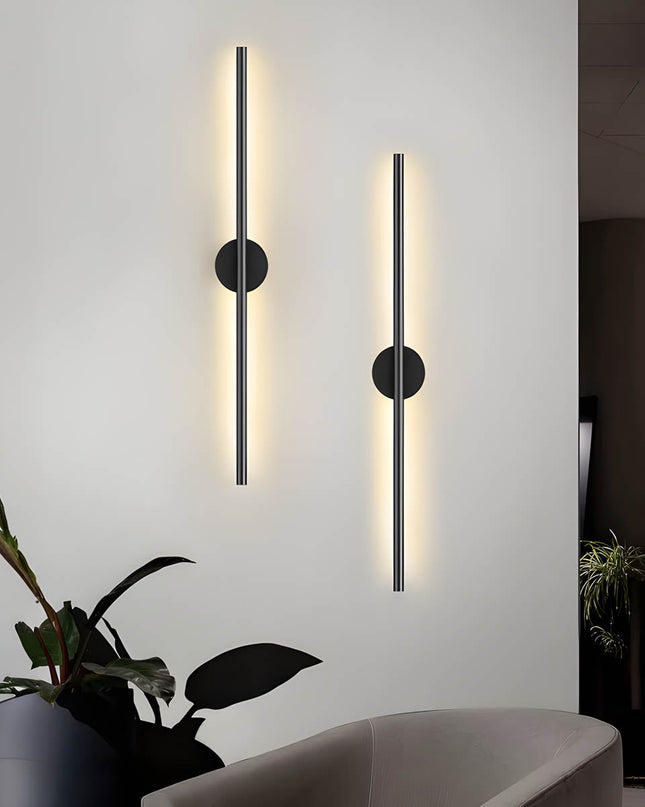 Nowoczesna Lampa Ścienna Long Strip z Aluminium i Silikonu – Elegancki Kinkiet do Wnętrz, Efektywne Oświetlenie LED, Różne Rozmiary 1