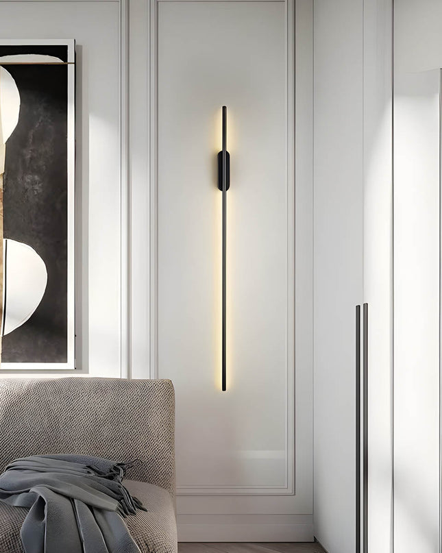 Nowoczesna Lampa Ścienna Long Strip z Aluminium i Silikonu – Elegancki Kinkiet do Wnętrz, Efektywne Oświetlenie LED, Różne Rozmiary 2