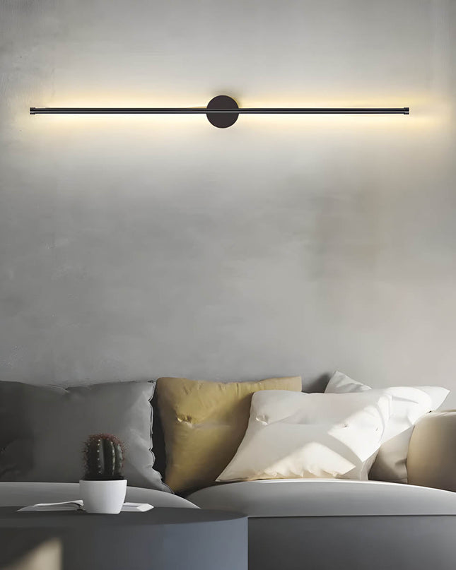 Nowoczesna Lampa Ścienna Long Strip z Aluminium i Silikonu – Elegancki Kinkiet do Wnętrz, Efektywne Oświetlenie LED, Różne Rozmiary 4