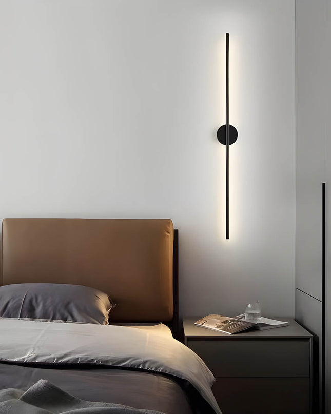 Nowoczesna Lampa Ścienna Long Strip z Aluminium i Silikonu – Elegancki Kinkiet do Wnętrz, Efektywne Oświetlenie LED, Różne Rozmiary 5