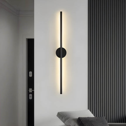 Nowoczesna Lampa Ścienna Long Strip z Aluminium i Silikonu – Elegancki Kinkiet do Wnętrz, Efektywne Oświetlenie LED, Różne Rozmiary 6