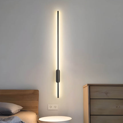 Nowoczesna Lampa Ścienna Long Strip z Aluminium i Silikonu – Elegancki Kinkiet do Wnętrz, Efektywne Oświetlenie LED, Różne Rozmiary 8