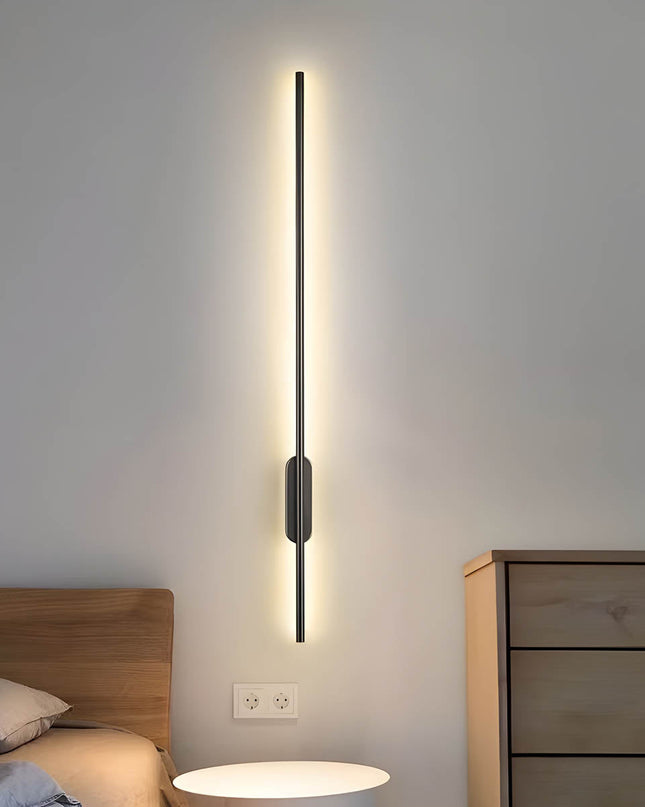 Nowoczesna Lampa Ścienna Long Strip z Aluminium i Silikonu – Elegancki Kinkiet do Wnętrz, Efektywne Oświetlenie LED, Różne Rozmiary 8