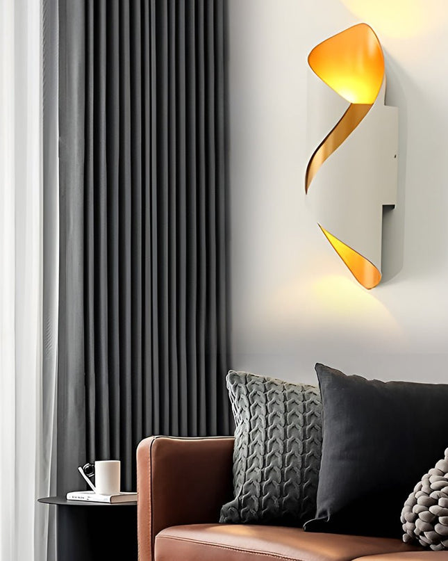 Nowoczesna Lampa Ścienna Zewnętrzna IP66, Minimalistyczny Kinkiet Ścienny LED 10W, Oświetlenie do Ogrodu i Balkonu 1