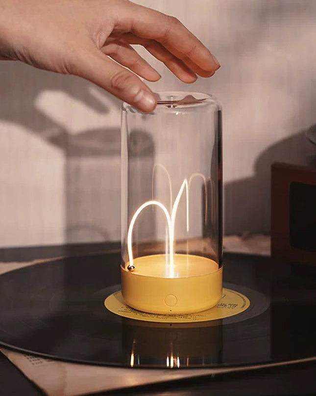 Nowoczesna Lampa Stołowa Bezprzewodowa z Magnetycznym Oświetleniem – Lampka Nocna na Baterie do Salonów, Stylowa i Funkcjonalna 10