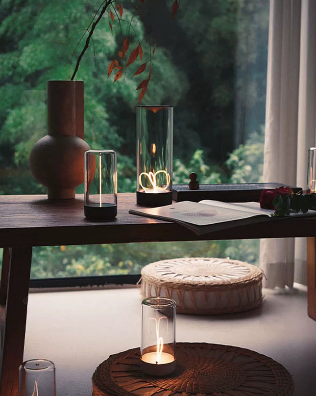 Nowoczesna Lampa Stołowa Bezprzewodowa z Magnetycznym Oświetleniem – Lampka Nocna na Baterie do Salonów, Stylowa i Funkcjonalna 5