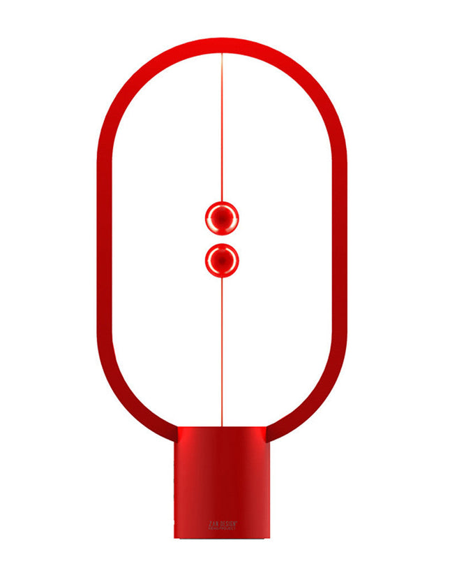 Nowoczesna Lampa Stołowa LED z Czerwonym Światłem – Magnetyczna Lampa do Salonów i Światło Nocne 0