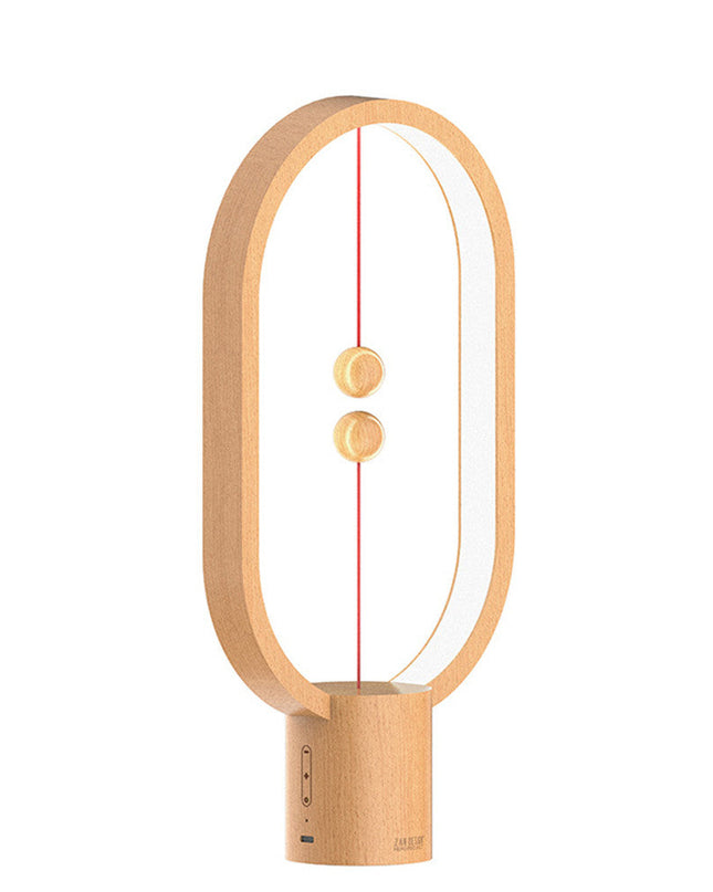 Nowoczesna Lampa Stołowa LED z Czerwonym Światłem – Magnetyczna Lampa do Salonów i Światło Nocne 11