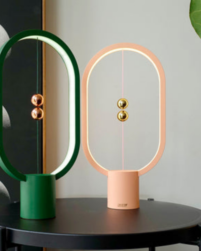 Nowoczesna Lampa Stołowa LED z Czerwonym Światłem – Magnetyczna Lampa do Salonów i Światło Nocne 3