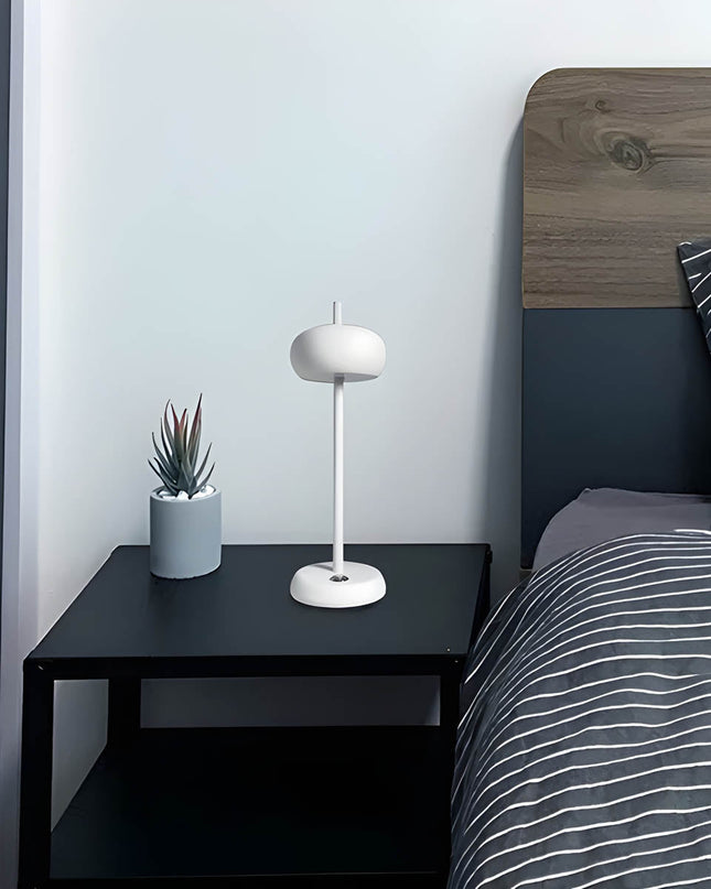 Nowoczesna Lampa Stołowa Rine z Regulacją Jasności – Metalowa, Bezprzewodowa Lampa do Salonów i Biur 5