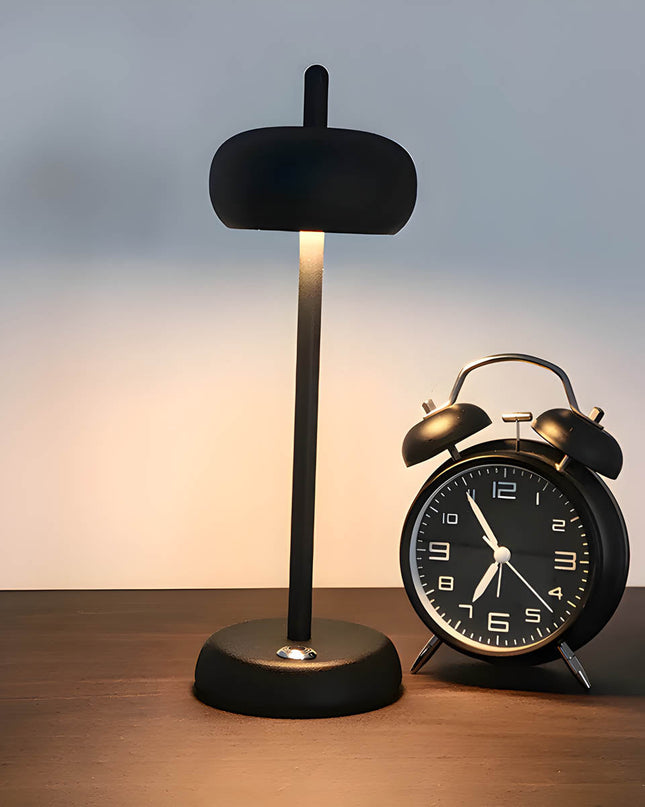 Nowoczesna Lampa Stołowa Rine z Regulacją Jasności – Metalowa, Minimalistyczna Lampka do Salonu i Biura 1