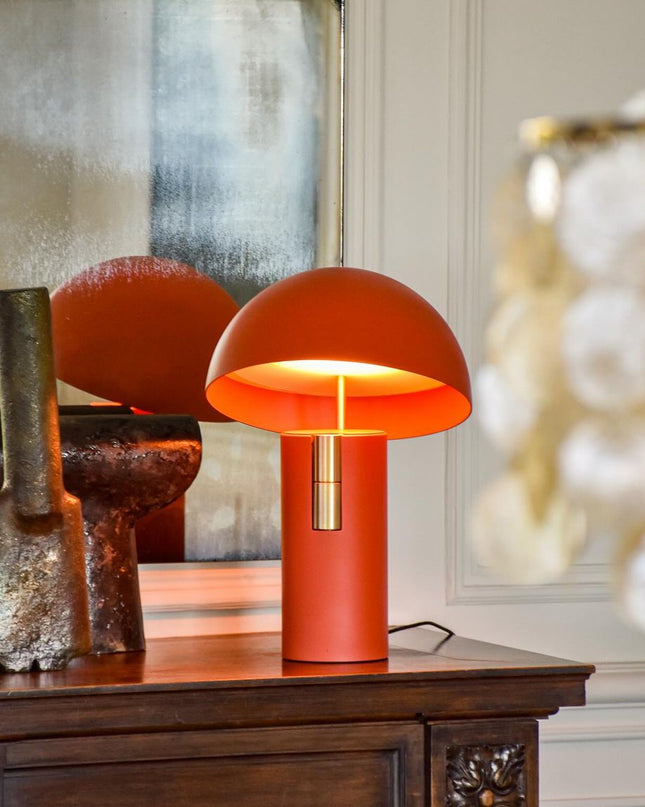 Nowoczesna Lampa Stołowa Szklana Avo z Pochyloną Pokrywą, 30 cm – Idealna do Salonów i Biura 7