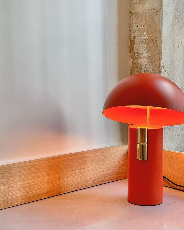 Nowoczesna Lampa Stołowa Szklana Avo z Pochyloną Pokrywą, 30 cm – Idealna do Salonów i Biura 9