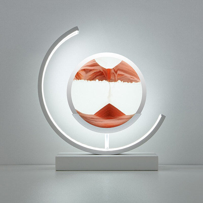 Nowoczesna Lampa Stołowa Treibsand z Dynamicznym Piaskiem 3D do Salonów i Biur 10