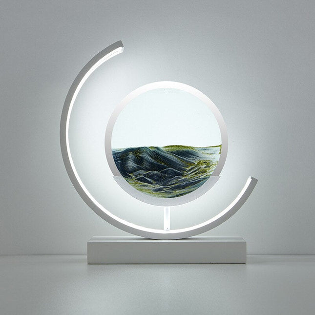 Nowoczesna Lampa Stołowa Treibsand z Dynamicznym Piaskiem 3D do Salonów i Biur 12