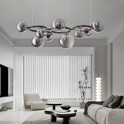 Nowoczesna Lampa Stołowa z Regulacją Światła i Trzema Pierścieniami do Salonu – Minimalistyczny Design 2