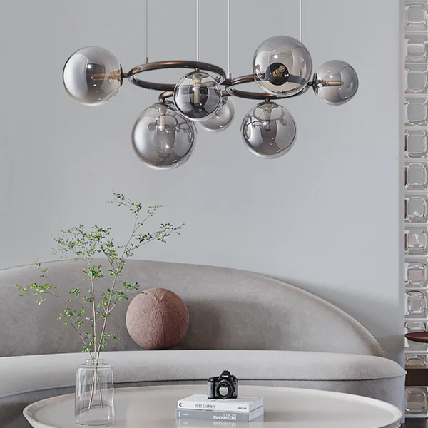 Nowoczesna Lampa Stołowa z Regulacją Światła i Trzema Pierścieniami do Salonu – Minimalistyczny Design 5