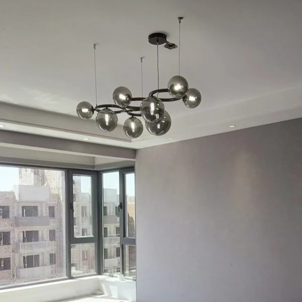 Nowoczesna Lampa Stołowa z Regulacją Światła i Trzema Pierścieniami do Salonu – Minimalistyczny Design 6