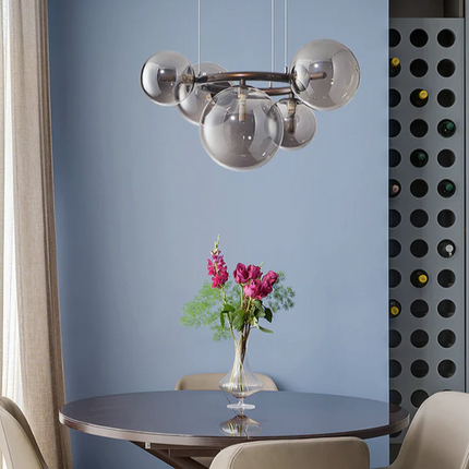 Nowoczesna Lampa Stołowa z Regulacją Światła i Trzema Pierścieniami do Salonu – Minimalistyczny Design 7