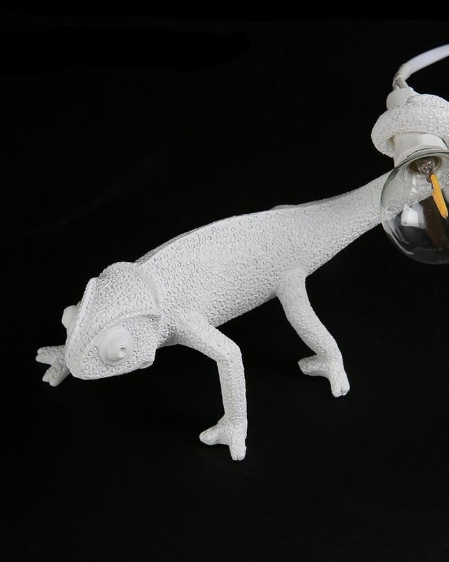 Nowoczesna Lampa Stołowa z Żywicy w Kształcie Jaszczurki – Unikalne Lampy Stołowe do Salonu, Oświetlenie LED, 19 cm 6