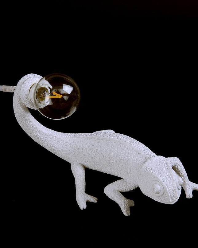 Nowoczesna Lampa Stołowa z Żywicy w Kształcie Jaszczurki – Unikalne Lampy Stołowe do Salonu, Oświetlenie LED, 19 cm 7