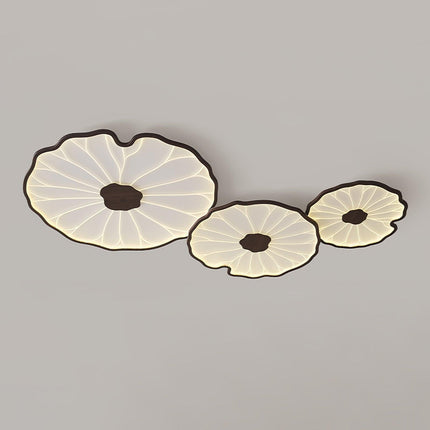 Nowoczesna Lampa Sufitowa LED Avina Leaf z Drewnopodobnym Wykończeniem – Idealna do Salonów i Niskich Sufitów 15