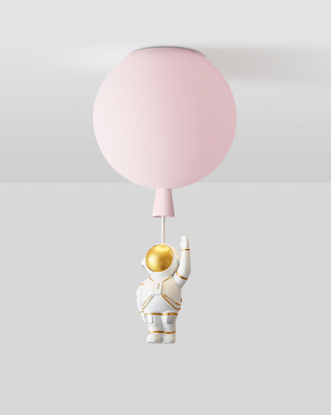 Nowoczesna Lampa Sufitowa LED Księżyc i Astronauta – Oświetlenie do Sypialni i Pokoi Zabaw, Średnica 25/30/35 cm 22