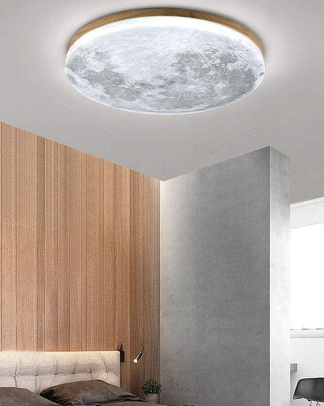 Nowoczesna Lampa Sufitowa LED Moonlamp do Salonu i Sypialni - Minimalistyczny Design 1