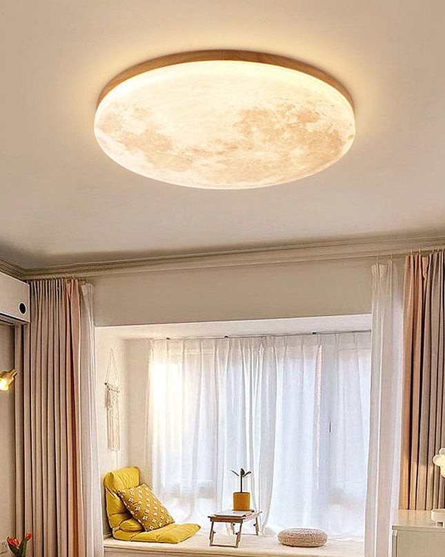 Nowoczesna Lampa Sufitowa LED Moonlamp do Salonu i Sypialni - Minimalistyczny Design 2