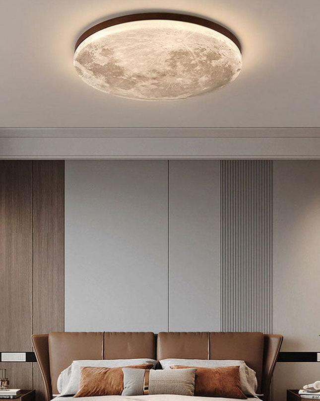 Nowoczesna Lampa Sufitowa LED Moonlamp do Salonu i Sypialni - Minimalistyczny Design 5