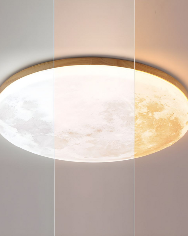 Nowoczesna Lampa Sufitowa LED Moonlamp do Salonu i Sypialni - Minimalistyczny Design 6