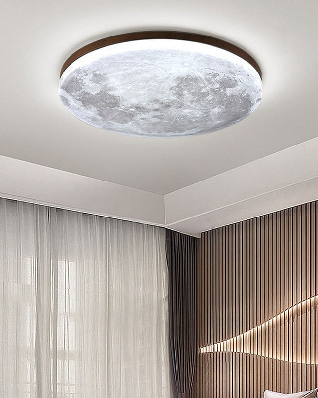 Nowoczesna Lampa Sufitowa LED Moonlamp do Salonu i Sypialni - Minimalistyczny Design 7