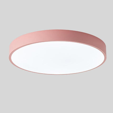 Nowoczesna Lampa Sufitowa LED Okrągła Drewniana do Sypialni i Salonu 23CM/30CM 12