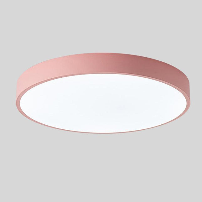 Nowoczesna Lampa Sufitowa LED Okrągła Drewniana do Sypialni i Salonu 23CM/30CM 12