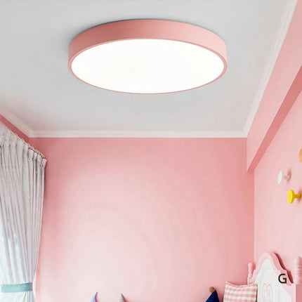 Nowoczesna Lampa Sufitowa LED Okrągła Drewniana do Sypialni i Salonu 23CM/30CM 4