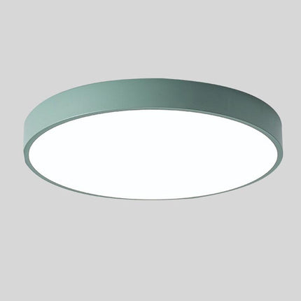 Nowoczesna Lampa Sufitowa LED Okrągła Drewniana do Sypialni i Salonu 23CM/30CM 6