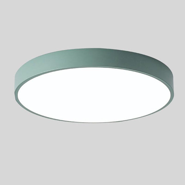 Nowoczesna Lampa Sufitowa LED Okrągła Drewniana do Sypialni i Salonu 23CM/30CM 6