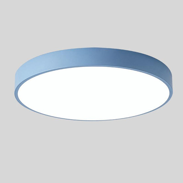 Nowoczesna Lampa Sufitowa LED Okrągła Drewniana do Sypialni i Salonu 23CM/30CM 7