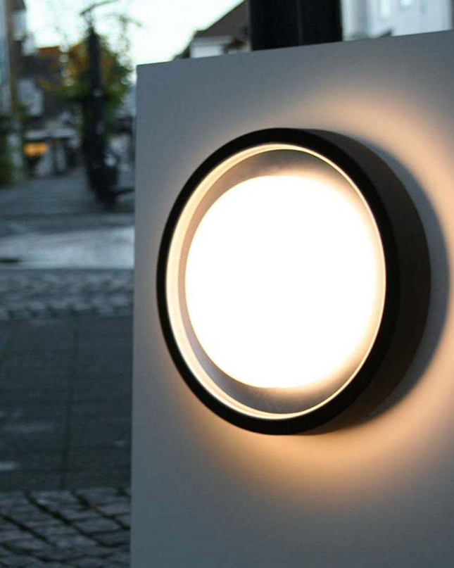 Nowoczesna Lampa Sufitowa LED Okrągła IP65 w Czarnym Kolorze – Stylowe Oświetlenie do Wnętrz i na Zewnątrz 0