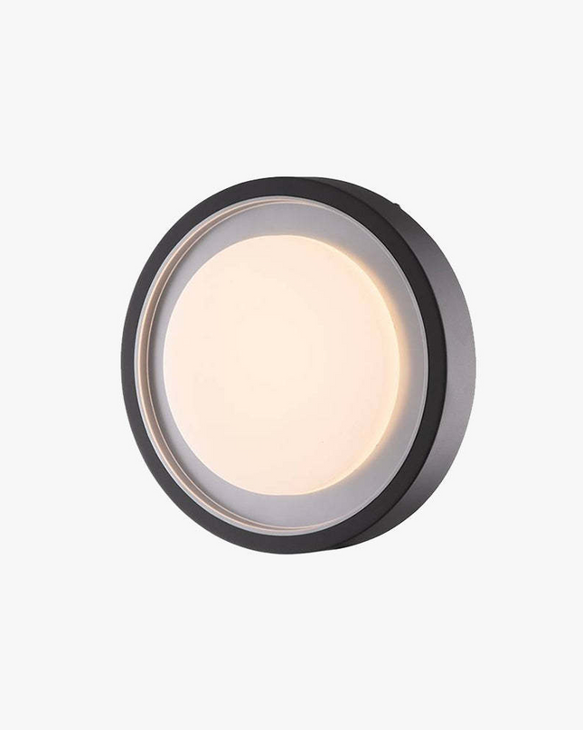 Nowoczesna Lampa Sufitowa LED Okrągła IP65 w Czarnym Kolorze – Stylowe Oświetlenie do Wnętrz i na Zewnątrz 5