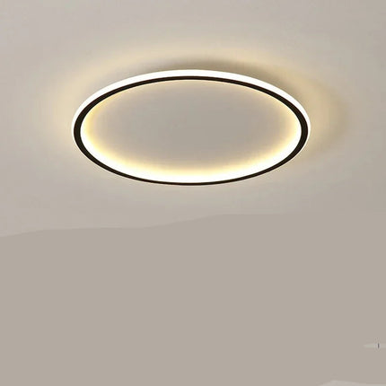 Nowoczesna Lampa Sufitowa LED Okrągła w Stylu Skandynawskim do Salonów i Wnętrz 0