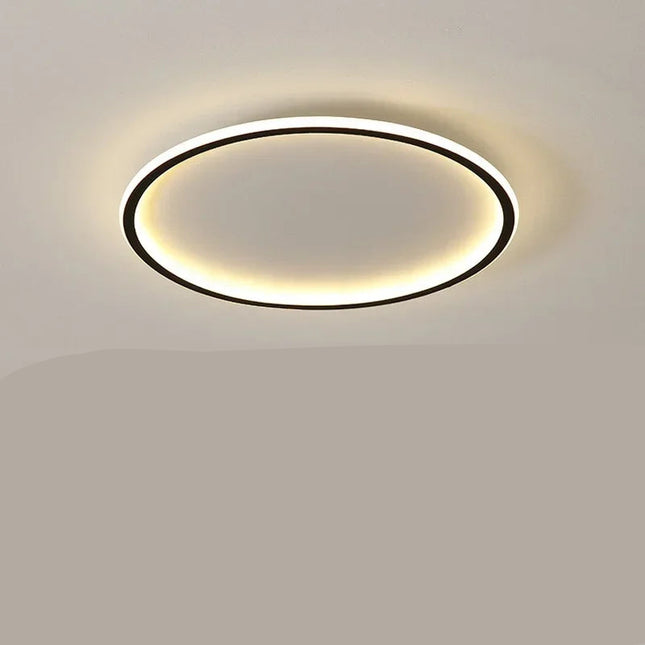 Nowoczesna Lampa Sufitowa LED Okrągła w Stylu Skandynawskim do Salonów i Wnętrz 14